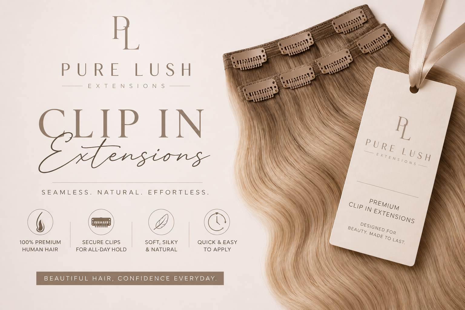 HAIR EXTENSIONS - CLIP IN